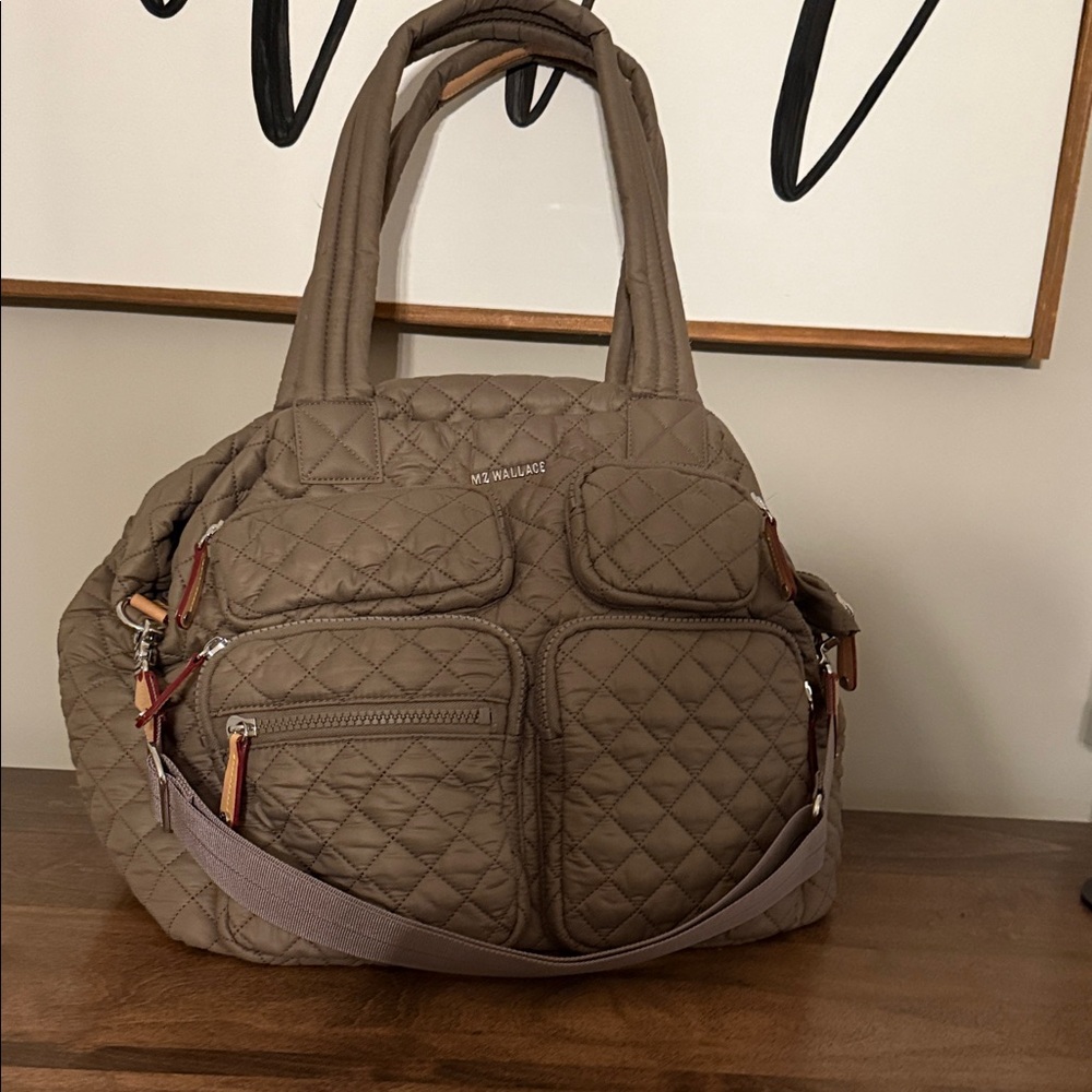 MZ Wallace Quilted metro travel Bag